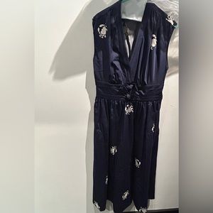 Kate Spade Navy Dress With Crabs US 8 USED
